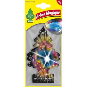 Ambientador Auto Pendurar Cartão Supernova Arbre Magique 1 Un