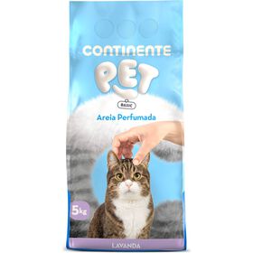 Areia Absorvente Perfumada Lavanda Continente Pet Basic 5 kg (8 l)