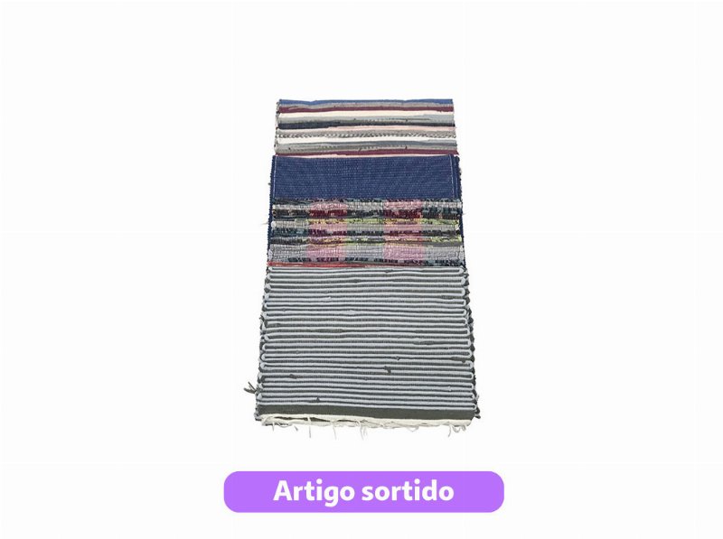 Tapete Artesanal 50X100Cm Cores Sortidas