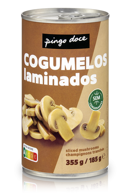 Cogumelos Laminados Em Lata Pingo Doce 0.185Kg