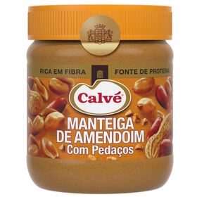 Manteiga De Amendoim Com Pedaços Calvé 350 gr