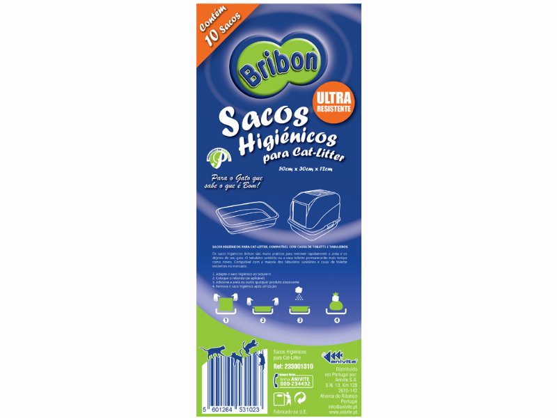 Saco Higiénico Bribon Para Tabuleiro 35X145Cm