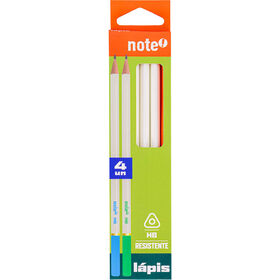 Conjunto 4 Lápis Hb Triangular Resina Note!