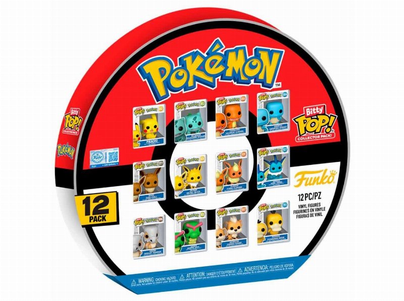 Figura Funko Bitty Pop: Pokemon- 12Pc Mltip