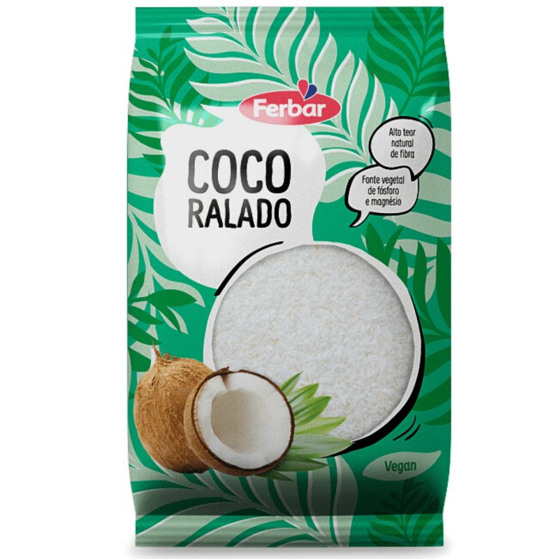 Côco Ferbar Ralado Saqueta 100 g