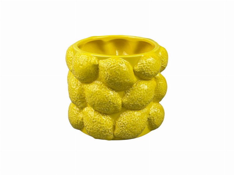 Vaso Cerâmica Actuel Limão 15X15X12 Sum26