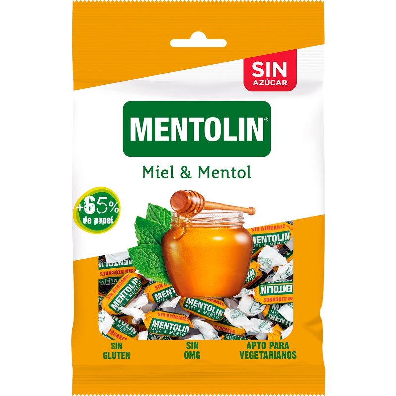 Caramelos De Mel E Mentol Sem Açúcar 115 g