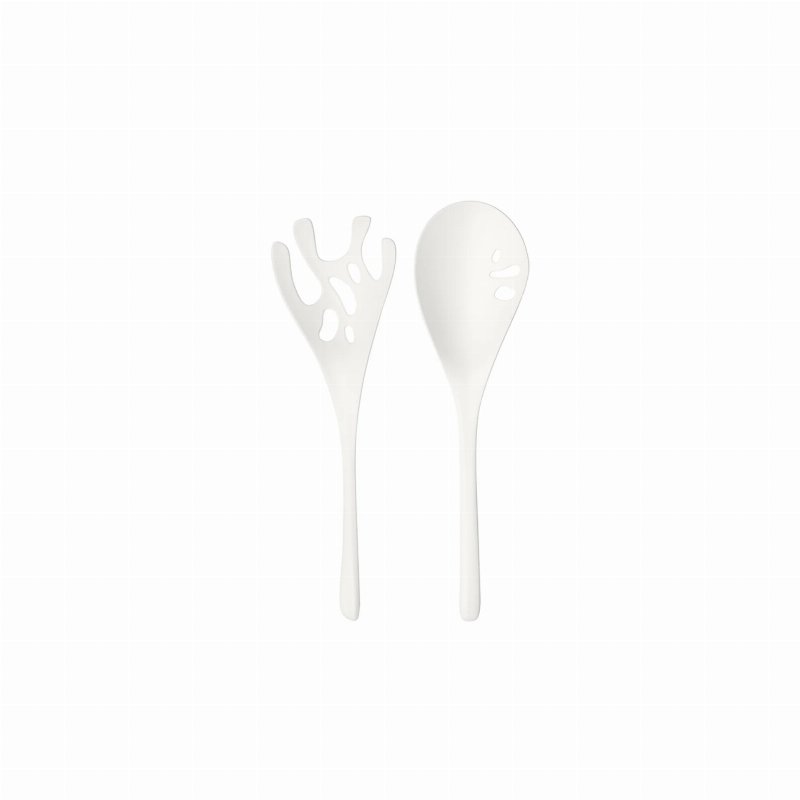 Koziol Talheres De Salada Branco Shadow