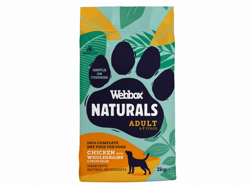 Ração Natural Para Cão Webbox Adulto Com Frango 2.25 kg