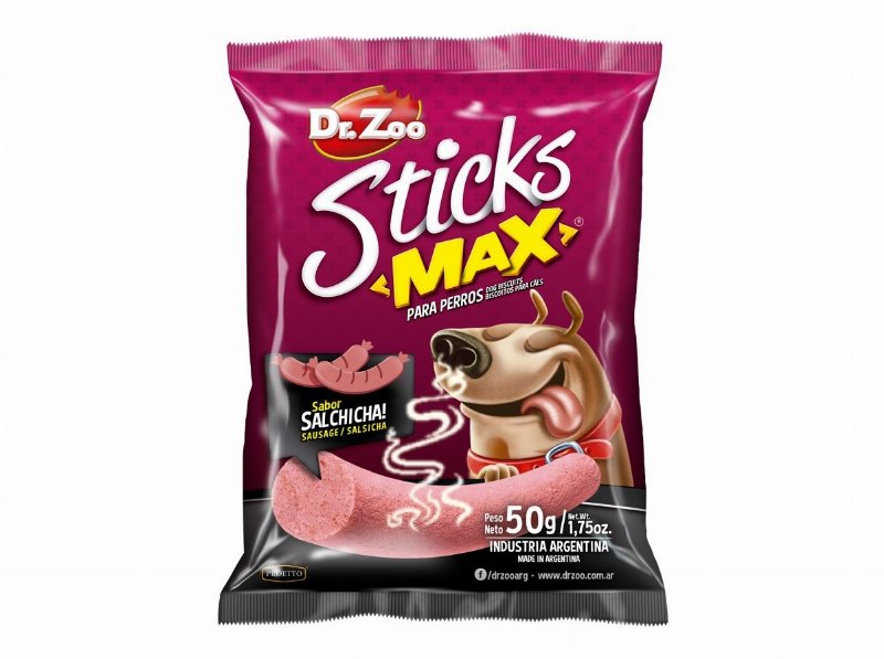 Snack Cão Dr.zoo Sticks Salsicha 50 g