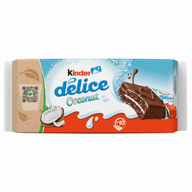 Snack De Chocolate Delice Coco Kinder 370 gr (10 Un)