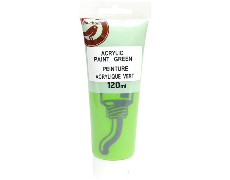 Tinta Acrílica Auchan Verde 120 ml