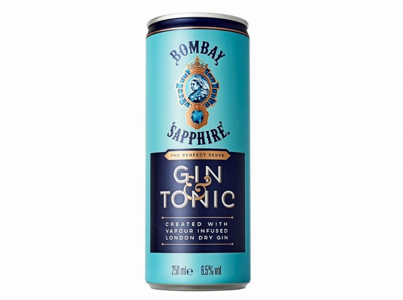 Gin Tonico Bombay Sapphire Lata 0.25 l (Sdr)