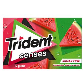 Pastilhas Elásticas Senses Melancia Trident 23 gr