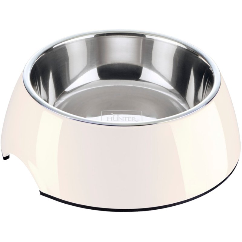 Comedouro Para Cão Melamina Branco 18 Cm 1 unidade