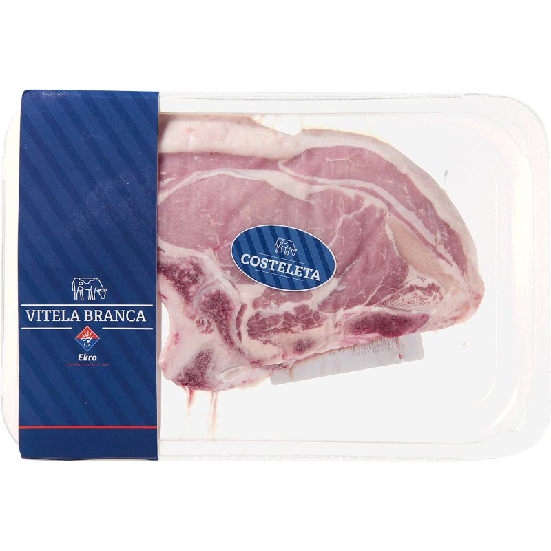 Costeletas Vitela Branca Skin Peso Aproximado 1 kg
