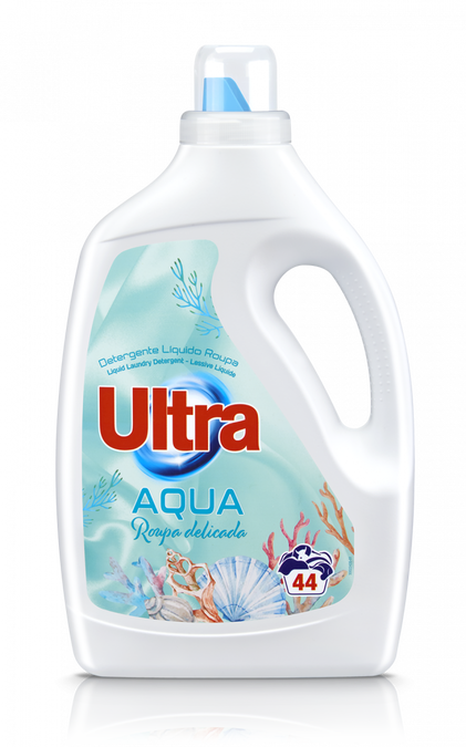 Detergente Máquina Roupa Líquido Aqua Ultra 44Dos