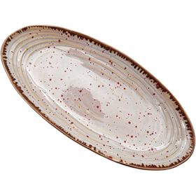 Travessa Reativa 25Cm Cinza Kasa