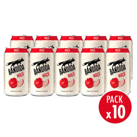 Sidra Em Lata Com Álcool Maçã Bandida 10 X 33 cl