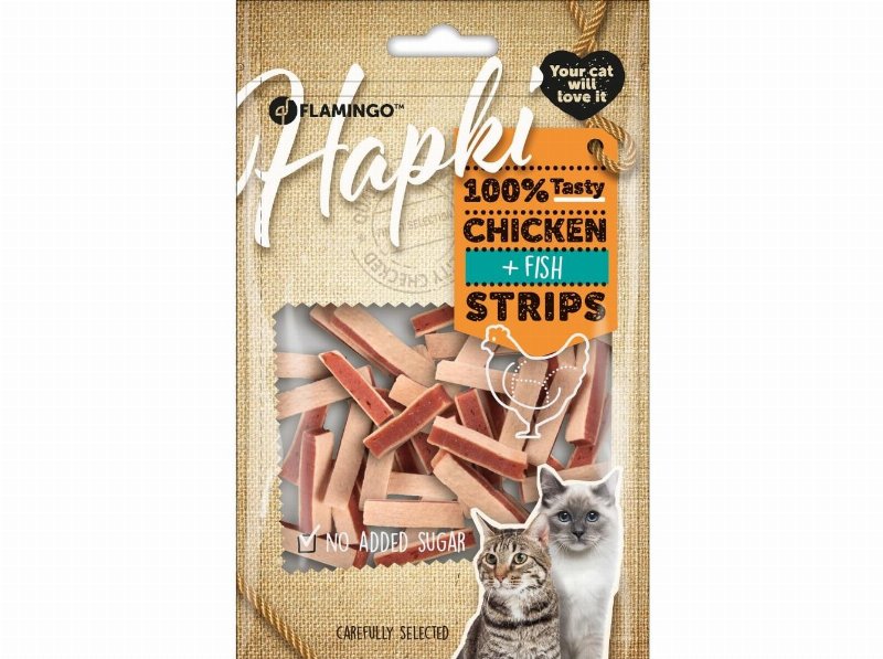 Snack Para Gato Flamingo Frango E Peixe 85 g