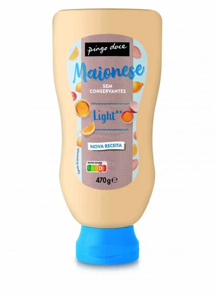 Maionese Light Top Down Pingo Doce 0.47Kg
