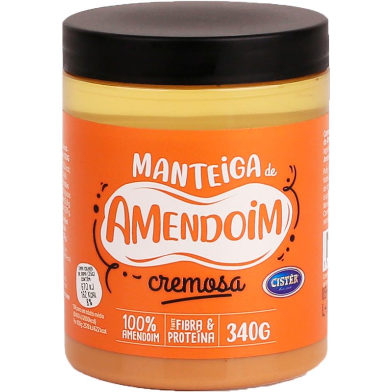 Manteiga De Amendoim Cremosa 340 g