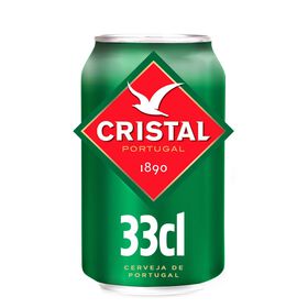 Cerveja Em Lata Com Álcool Cristal 33 cl