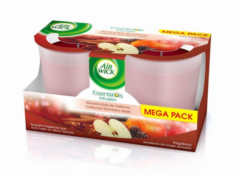 Vela Ambientadora Air Wick Maçã 2X105 g