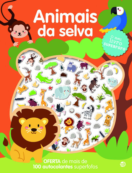 O Meu Livro Superfofo Com Autocolantes - Animais Da Selva Vários Autores