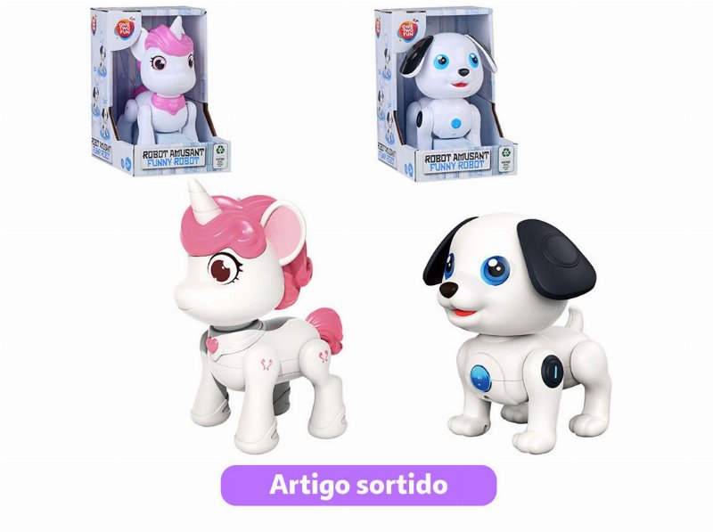 Animal Robot One Two Fun Com Som Modelos Sortidos