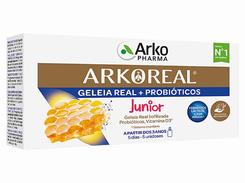 Suplemento Arkoreal Kids Geleia Real 5Un