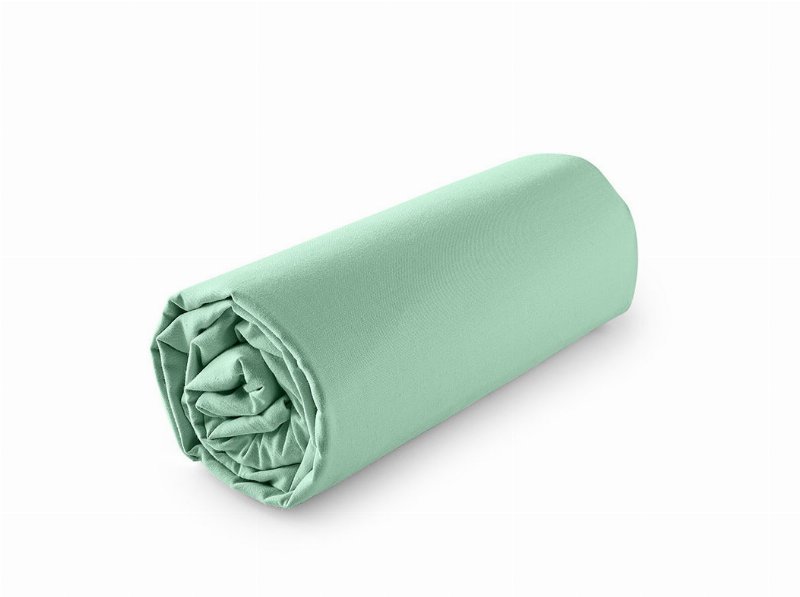 Lençol De Baixo Actuel 100% Algodão Verde 90X200Cm