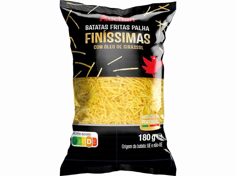 Batatas Fritas Palha Auchan Finissimas 180 g