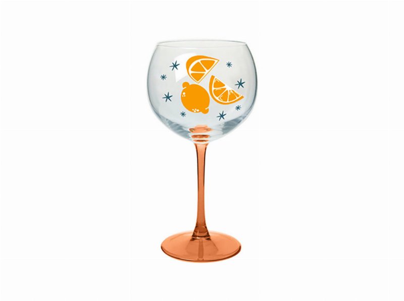 Cálice Vidro Actuel Pé Laranja 60 cl
