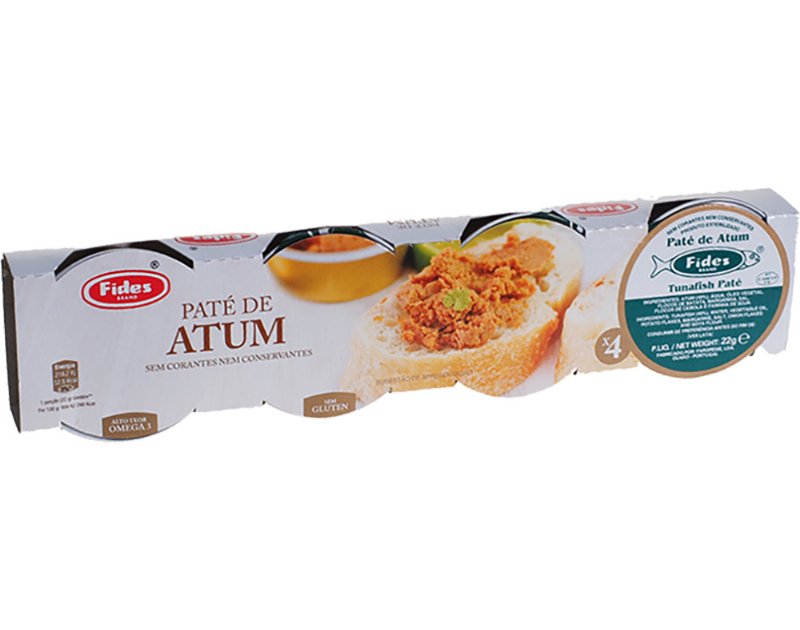Patê Atum Fides 4 X 22 g