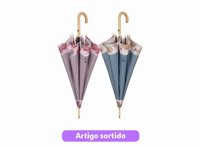 Guarda-Chuva Senhora Longo Perletti Automático Cores Sortidas