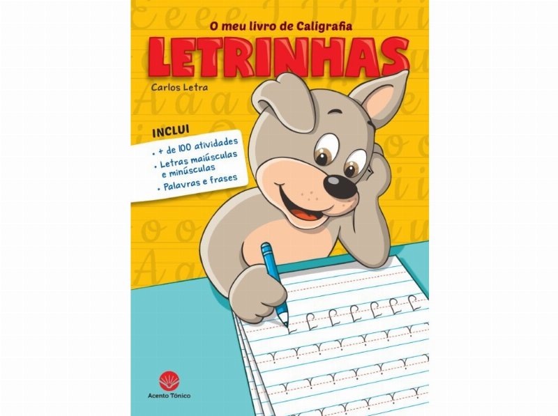 Livro Letrinhas O Meu Livro De Caligrafia