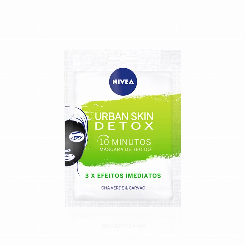 Nivea Máscara De Tecido Urban Skin Detox 10 Minutos 1 Un