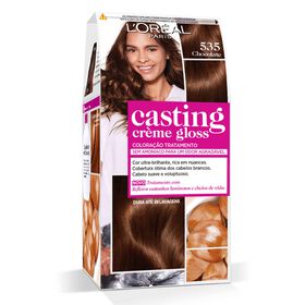 Coloração Tom Sobre Tom Chocolate 535 l'oréal Paris Casting Creme Gloss 1 Un