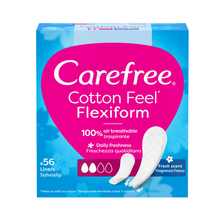 Pensos Diários Flexi Fresh Carefree 56Un