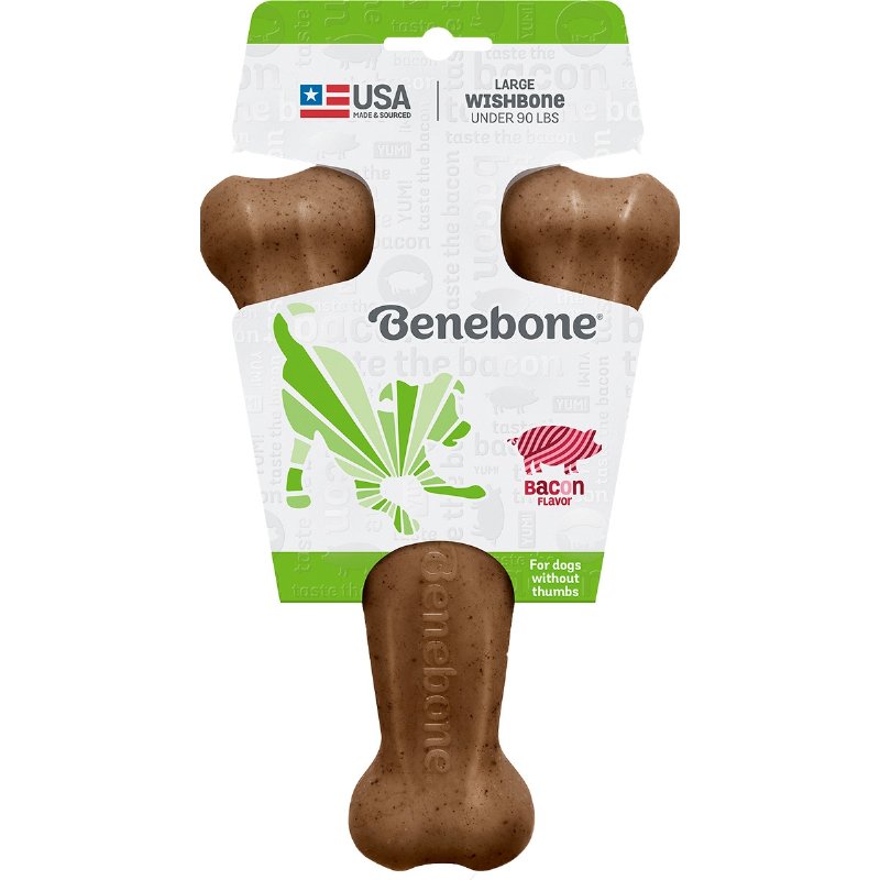 Brinquedo Para Cão Wishbone De Bacon Tamanho L 1 unidade
