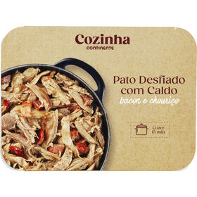 Pato Desfiado Com Caldo, Bacon E Chouriço Cozinha Continente 400 gr