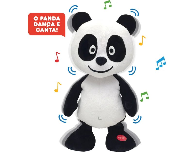Peluche Panda Dança Comigo