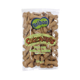 Snack Para Cão Ossos Com Molho De Galinha Crocantes Bribon 225 g