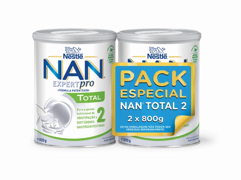 Leite Nan Confort 2 2X800 g Pack Especial