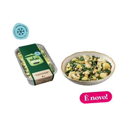 Bacalhau Com Espinafres E Queijo De Cabra Congelado Comida Fresca 0.7Kg
