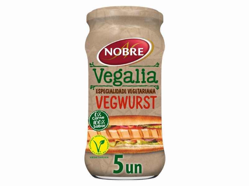 Salsichas Nobre Vegalia Frasco Vegwurst 410(250)G