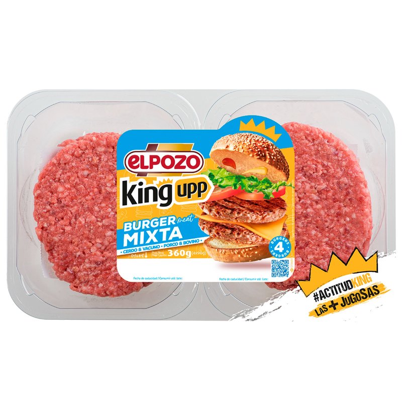 Hamburguer Misto Bovino E Suíno 360 g