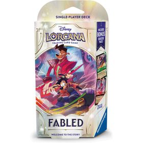 Ravensburger - Cartas Tcg: Disney Lorcana Baralho Inicial Fabled