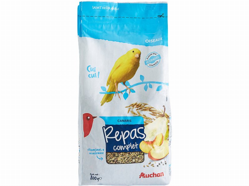 Comida Para Canários Auchan Menu Completo 800 g